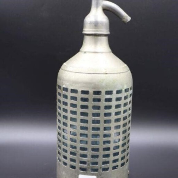 Industrial Mesh Wrapped SYPHON Spritz Bottle Carbon Water Bottle Soda Bottle - Picture 2 of 7